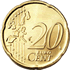 20 Euro Cents Front